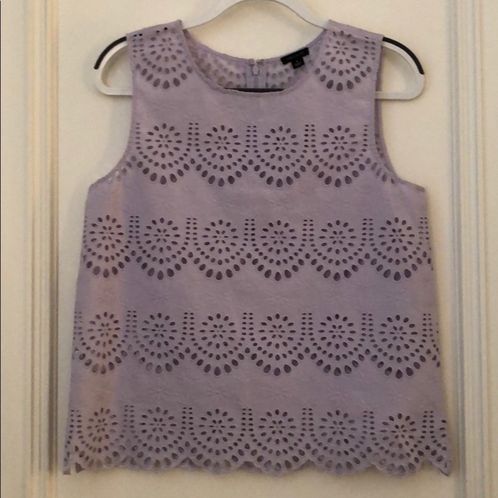 Ann Taylor Eyelet Top